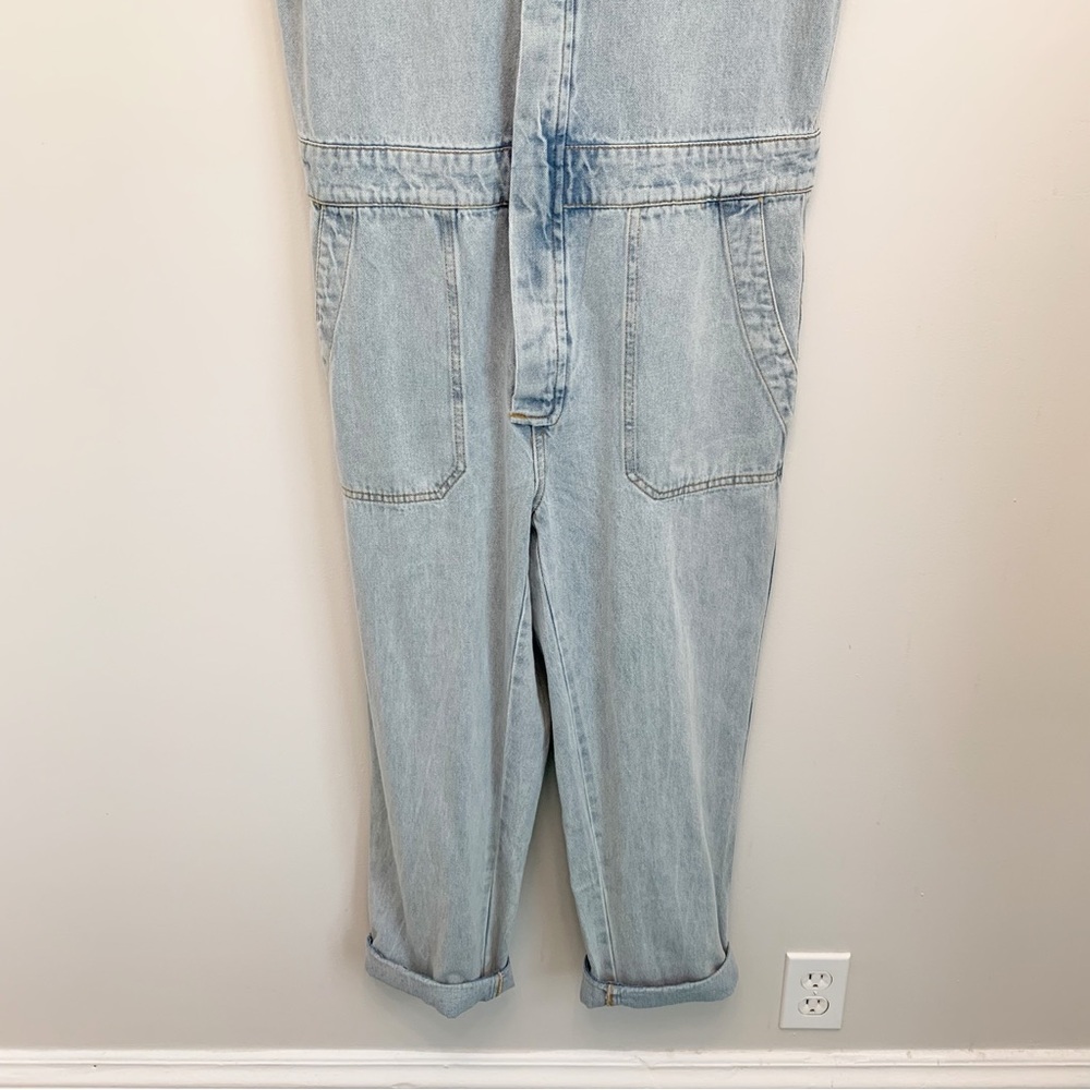 Signature8 Short Sleeve Denim Jumpsuit Size S/M - Picture 4 of 16